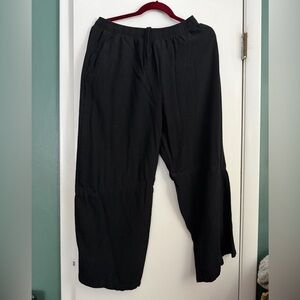 Black Relaxed Fit Pants